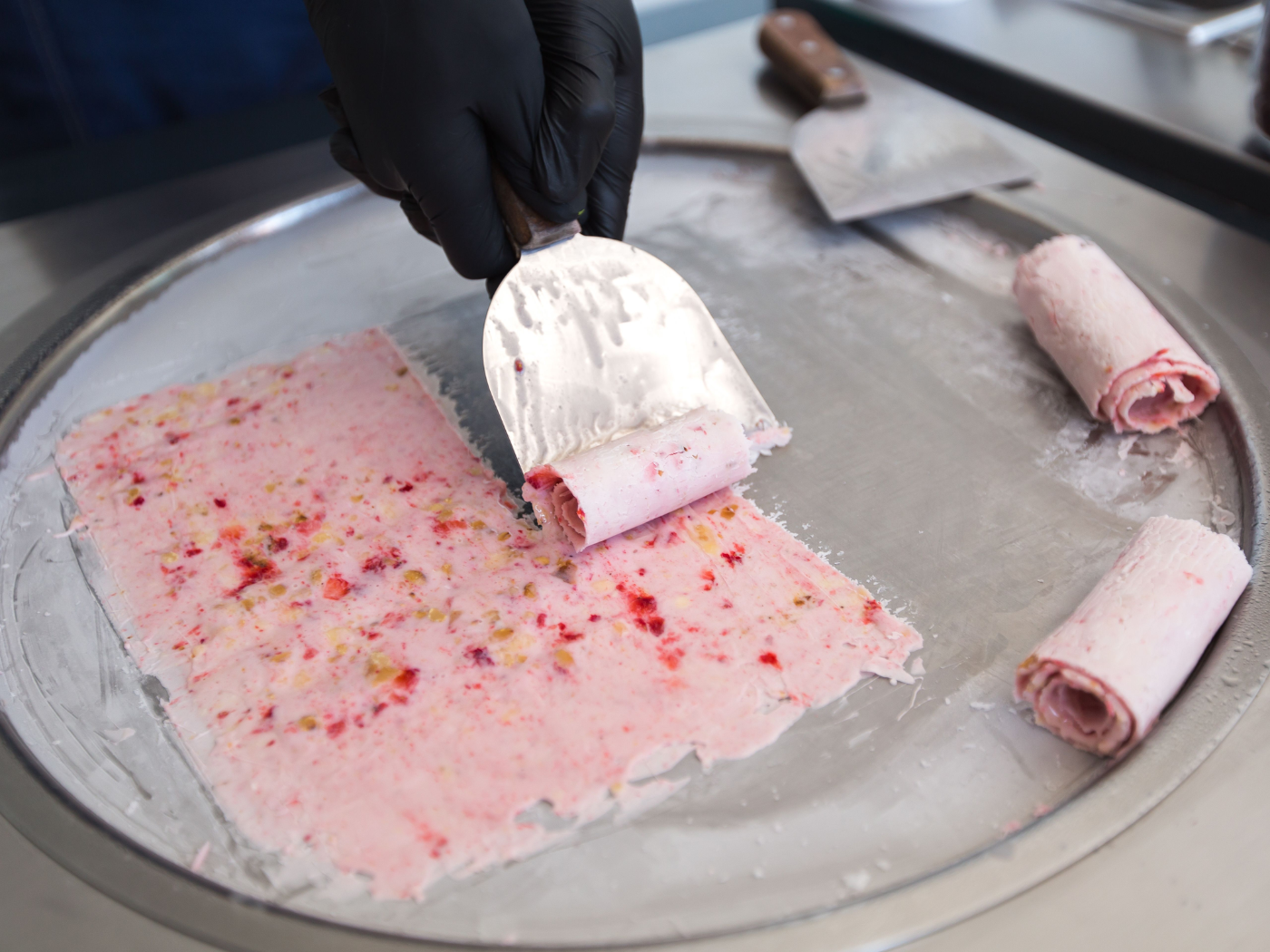 Roll Me Up store interior and counter