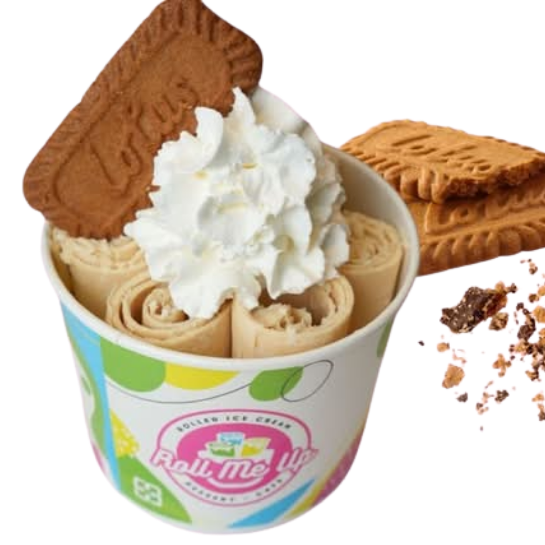 Biscoff Rolled Icecream